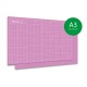Tapis de découpe auto-cicatrisant A3-30x45cm ROSE