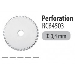 Lame 45mm perforation - Pack 1 pièce