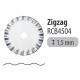 Lame 45mm ZigZag- Pack 1 pièce