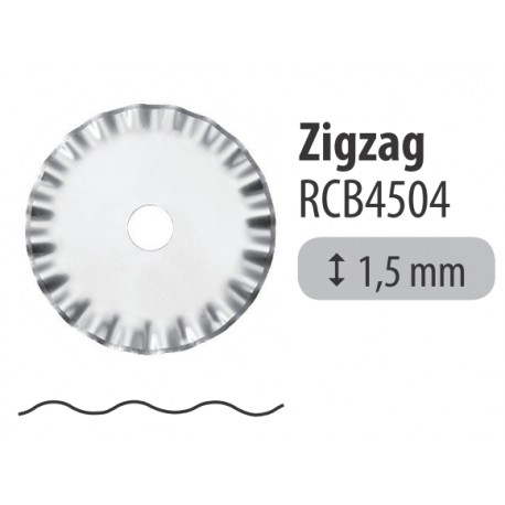 Lame 45mm ZigZag- Pack 1 pièce