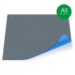 Tapis de découpe A0 (90x120cm) - GRIS+BLEU