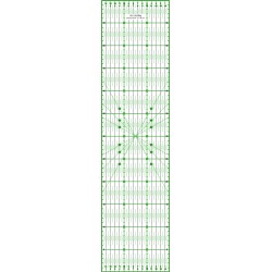 Règle de couture (quilt/patchwork) 15x60cm - VERTE