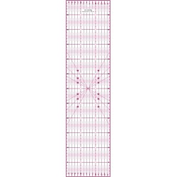 Régle de couture (quilt/patchwork) 15x60cm - ROSE