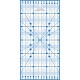 Règle de couture (quilt/patchwork) 15x30cm - BLEUE