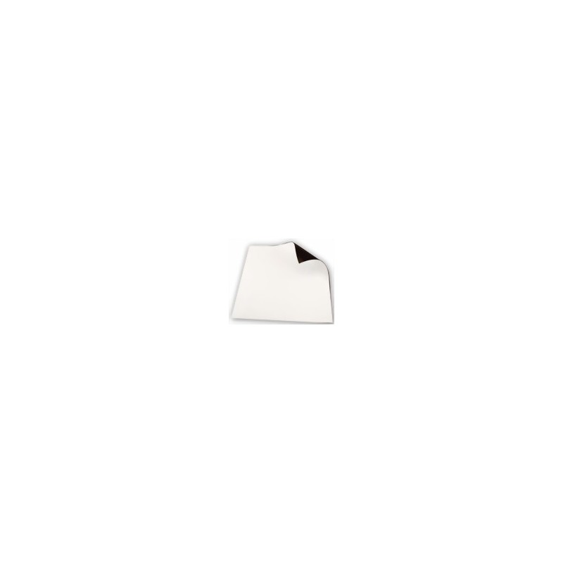 Feuille magnétique blanc brilliant Aimant flexible 0,8mm x 0,62m x 30m -  Rouleau | Magnosphere Shop